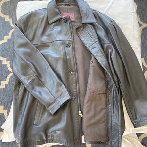 Black Rochester Leather Jacket